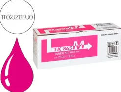 KYOCERA TK865 MAGENTA CARTUCHO DE TONER ORIGINAL - 1T02JZBEU0/TK865M