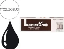 KYOCERA TK865 NEGRO CARTUCHO DE TONER ORIGINAL - 1T02JZ0EU0/TK865K