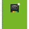 LAMELA BLOC TAPA EXTRA DURA Fº 100H CUADROVIA 3 MM VERDE (5 COLORES EN BANDA)