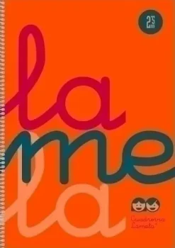 LAMELA CUADERNO TAPA PLASTICO 4º CUARTILLA A5 NARANJA 80 HOJAS 5MM CUADROVIA POLIPROPILENO 7CTP005A