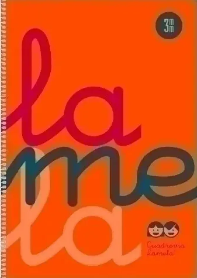 LAMELA CUADERNO TAPA PLASTICO FOLIO NARANJA 80 HOJAS 3MM CUADROVIA POLIPROPILENO 7FTP003N