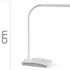 LAMPARA DE ESCRITORIO MAUL LED PEARLY TRES NIVELES INTENSIDAD COLOR BLANCO 106X375X357 MM