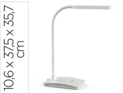 LAMPARA DE ESCRITORIO MAUL LED PEARLY TRES NIVELES INTENSIDAD COLOR BLANCO 106X375X357 MM