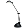 LAMPARA DE OFICINA ARCHIVO 2000 CON BRAZO DOBLE ARTICULADO REGULABLE EN ALTURA LED 3W COLOR NEGRO