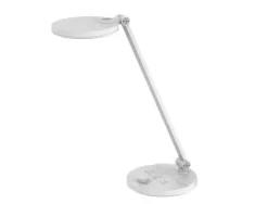 LAMPARA DE OFICINA Q-CONNECT SOBREMESA PROFESIONAL ABS 80 LEDS 7 W CON INTERRUPTOR COLOR BLANCO