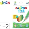 LAPICES DE COLORES CARIOCA TITA HEXAGONAL 12 UNIDADES COLORES SURTIDOS + 2 GRATIS