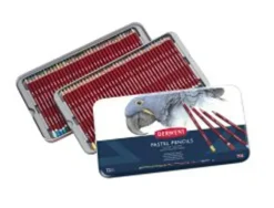 LAPICES DE COLORES DERWENT PASTEL CAJA METALICA 72 UNIDADES COLORES SURTIDOS