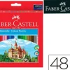 LAPICES DE COLORES FABER-CASTELL C/48 COLORES HEXAGONAL MADERA REFORESTADA
