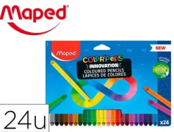 LAPICES DE COLORES MAPED COLOR PEPS INFINITY CAJA DE 24 COLORES SURTIDOS