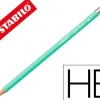 LAPICES DE GRAFITO CON GOMA STABILO SWANO MINA 2,2 MM DUREZA HB VERDE PASTEL
