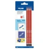 LAPICES DE GRAFITO MILAN HEXAGONAL HB + GOMA 430 + AFILALAPIZ BLISTER DE 3 UNIDADES