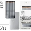 LAPICES DE GRAFITO WINSOR&NEWTON STUDIO COLECCION CAJA METALICA CON 12 UNIDADES GRADUACIONES SURTIDAS