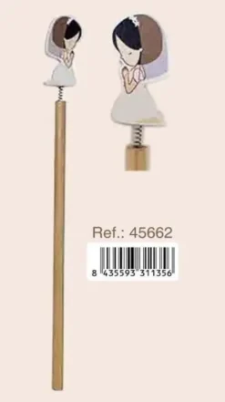 LAPIZ COMUNION NIÑO BLANCO 2U 45662