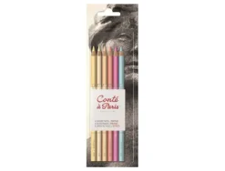 LAPIZ CONTE COLORES PASTEL RETRATO BLISTER 6 UNIDADES COLORES SURTIDOS