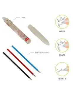 LEGAMI BOLIGRAFO GEL BORRABLE TRES COLORES - TRAVEL TEP0001