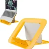 LEITZ ERGO COSY SOPORTE AJUSTABLE PARA PORTATIL DE 13 A 17 - DISEÑO ERGONOMICO - ALTURA AJUSTABLE A 4 ALTURAS - COLOR AMARILLO CALIDO