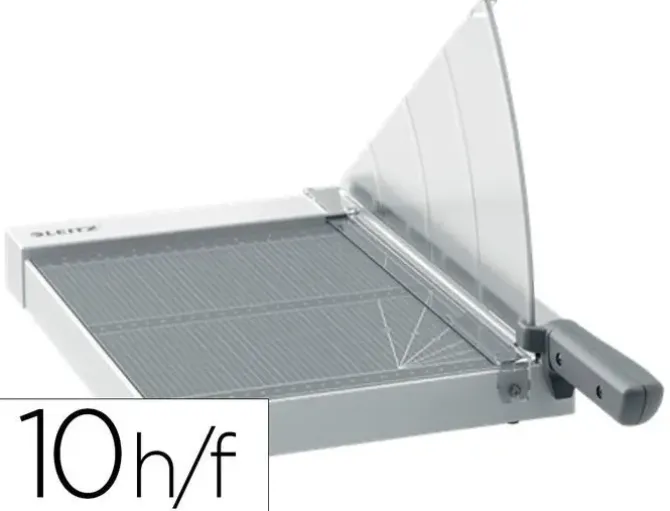 LEITZ PRECISION HOME OFFICE A4 GUILLOTINA DE PAPEL - RECORTA HASTA 10 HOJAS - FORMATO A4 - CORTE ACERO RECTIFICADO DE PRECISION