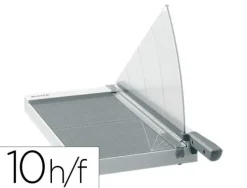 LEITZ PRECISION HOME OFFICE A3 GUILLOTINA DE PAPEL - RECORTA HASTA 10 HOJAS - FORMATO A3 - CORTE ACERO RECTIFICADO DE PRECISION