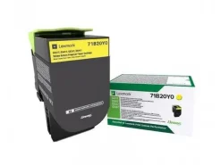 LEXMARK CS317/CS417/CS517/CX317/CX417/CX517 AMARILLO CARTUCHO DE TONER ORIGINAL - 71B20Y0/71B0040