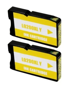 LEXMARK 200XL AMARILLO PACK 2 CARTUCHOS DE TINTA GENERICOS - REEMPLAZA 14L0200