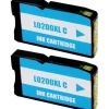 LEXMARK 200XL CYAN PACK 2 CARTUCHOS DE TINTA GENERICOS - REEMPLAZA 14L0198
