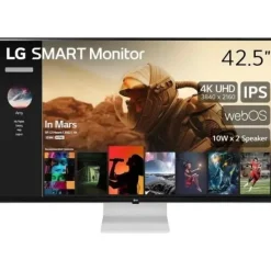 LG SMART MONITOR 42.5 LED IPS UHD 4K HDR 10 - WEBOS, HDMI, USB-C - ALTAVOCES - VESA 100X100
