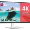 LG ULTRAFINE MONITOR LED 27 IPS ULTRAHD 4K HDR10 - 60HZ - RESPUESTA 5MS - ANGULO DE VISION 178º - 16:9 - HDMI, DISPLAYPORT - VESA 100X100MM - COLOR BLANCO