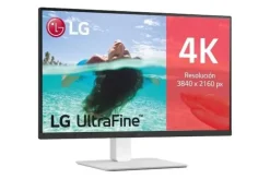 LG ULTRAFINE MONITOR LED 27 IPS ULTRAHD 4K HDR10 - 60HZ - RESPUESTA 5MS - ANGULO DE VISION 178º - 16:9 - HDMI, DISPLAYPORT - VESA 100X100MM - COLOR BLANCO