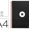 LIDERPAPEL CUADERNO ANTARTIK DIN A4 120 HOJAS 100 GRAMOS HOJAS BLANCAS LISO TAPA CARTON FORRADO MATE CS74631 CS74622