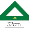 LIDERPAPEL ESCUADRA ACRILICA VERDE 32 CM CS43373