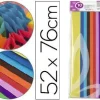 LIDERPAPEL PAPEL SEDA 10 HOJAS 052CMX076CM COLORES SURTIDOS CS35744