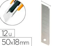 LIDERPAPEL RECAMBIO DE 12 CUCHILLAS DE 18 MILIMETROS KF10636 36870