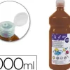 LIDERPAPEL TEMPERA LIQUIDA LAVABLE 1000 ML MARRON CS59229