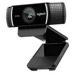 LOGITECH C922 PRO STREAM WEBCAM FULL HD 1080P USB - MICROFONOS INTEGRADOS - TRIPODE DE MESA - CABLE DE 1.50M - COLOR NEGRO
