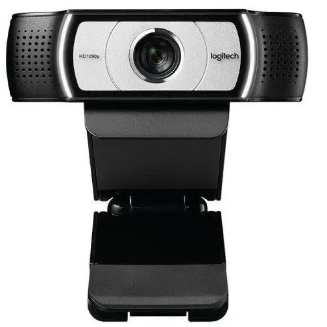 LOGITECH C930E WEBCAM HD 1080P - USB 2.0 - MICROFONOS INTEGRADOS - ENFOQUE AUTOMATICO - ANGULO DE VISION 90º - COLOR NEGRO/PLATA