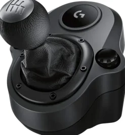 LOGITECH DRIVING FORCE SHIFTER PALANCA DE CAMBIOS COMPATIBLE CON PS4, XBOX ONE Y PC - 6 VELOCIDADES Y MARCHA ATRAS - ACERO Y CUERO - MONTAJE EN SOPORTE