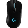 LOGITECH G703 LIGHTSPEED RATON INALAMBRICO USB 16000DPI - 5 BOTONES - PESO AJUSTABLE - ILUMINACION LED - USO DIESTRO - COLOR NEGRO