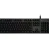 LOGITECH G512 TECLADO MECANICO GAMING USB - TECLAS MECANICAS GX BROWN - ILUMINACION RGB LIGHTSYNC - SUPERFICIES DE METAL - CABLE DE 1.80CM - COLOR NEGRO
