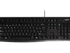LOGITECH K120 TECLADO USB - RESISTENTE A SALPICADURAS - CABLE DE 1.50M - COLOR NEGRO