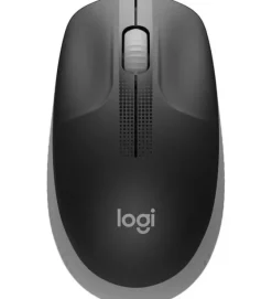LOGITECH M190 FULL SIZE RATON INALAMBRICO USB 1000DPI - 3 BOTONES - GRAN TAMAÑO - USO AMBIDIESTRO - COLOR NEGRO/GRIS CLARO