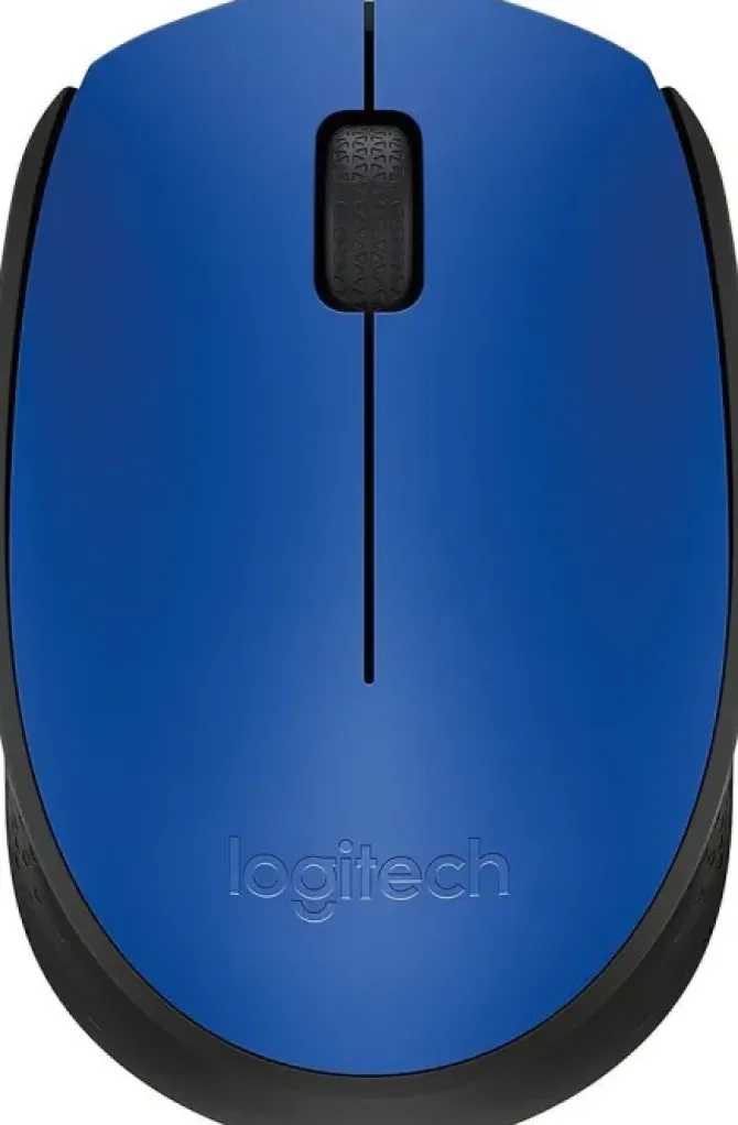 LOGITECH M171 RATON INALAMBRICO 1000DPI - 3 BOTONES - USO AMBIDIESTRO - COLOR AZUL