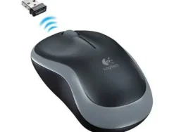 LOGITECH M185 RATON INALAMBRICO 1000DPI - 3 BOTONES - USO AMBIDIESTRO - COLOR NEGRO/GRIS