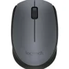 LOGITECH M170 RATON INALAMBRICO 1000DPI - 3 BOTONES - USO AMBIDIESTRO - COLOR GRIS/NEGRO
