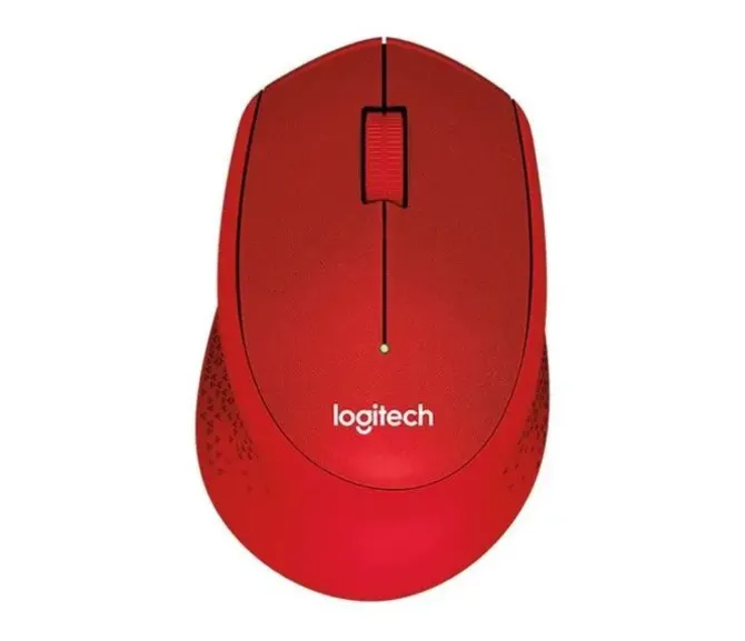 LOGITECH M330 SILENT PLUS RATON INALAMBRICO 1000DPI - SILENCIOSO - 3 BOTONES - USO DIESTRO - COLOR ROJO