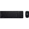 LOGITECH MK220 PACK INALAMBRICO TECLADO K220 + RATON M150 3 BOTONES - USO AMBIDIESTRO - COLOR NEGRO