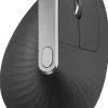 LOGITECH MX VERTICAL RATON ERGONOMICO AVANZADO 4000DPI - ANGULO VERTICAL DE 57º - 4 BOTONES PROGRAMABLES - USO DIESTRO - COLOR NEGRO