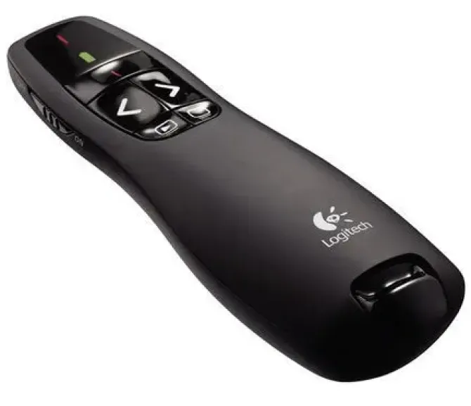 LOGITECH R400 PRESENTADOR LASER INALAMBRICO - RADIO DE ACCION 15M - COLOR NEGRO
