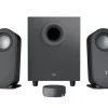 LOGITECH Z407 ALTAVOCES 2.1 BLUETOOTH - 80W - SUBWOOFER 20W - MICRO USB, ENTRADA JACK 3.5MM - CONTROL INALAMBRICO - COLOR NEGRO