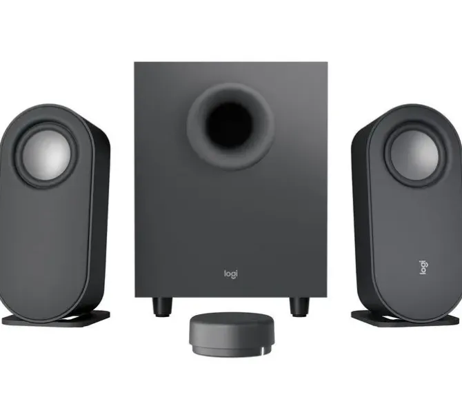 LOGITECH Z407 ALTAVOCES 2.1 BLUETOOTH - 80W - SUBWOOFER 20W - MICRO USB, ENTRADA JACK 3.5MM - CONTROL INALAMBRICO - COLOR NEGRO