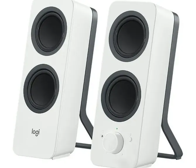 LOGITECH Z207 ALTAVOCES 2.0 BLUETOOTH - 10W - SONIDO ESTEREO - ENTRADA JACK 3.5 MM - COLOR BLANCO